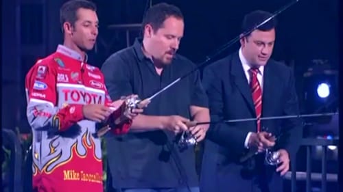 Mike Iaconelli Showing Jimmy Kimmel His Top Fishing Secrets