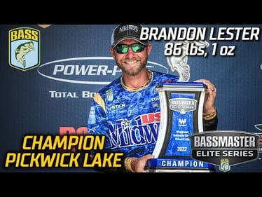 Brandon Lester wins 2022 Bassmaster Elite at Pickwick Lake with 86 pounds, 1 ounce