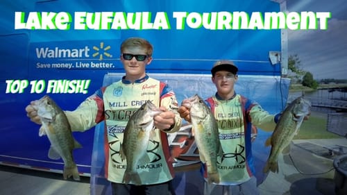 Lake Eufaula ~ FLW High School State Tournament ( Top 10 Finish )