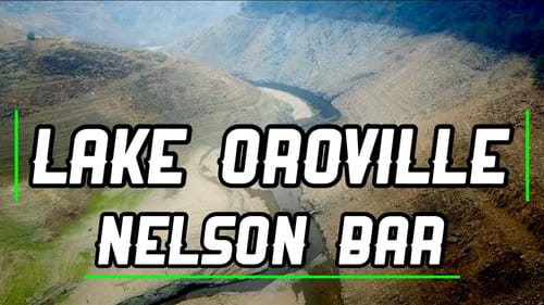 Lake Oroville Historic Low Water Levels | Birds Eye View at Nelson Bar During the CA Drought 2021