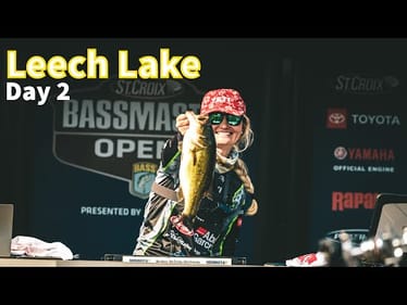 Fishing as a Co with Forward Facing Sonar! Bassmaster Open Leech Lake day 2
