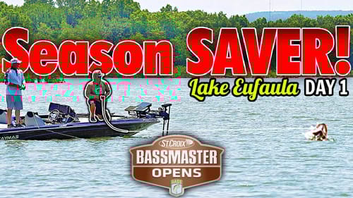 One GIANT Bite changed my Entire Season!! (Bassmaster Open Lake Eufaula Day 1)