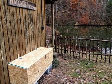 FINISHING SOLAR BATTERY BOX AT  ||THE OFF GRID CABIN||