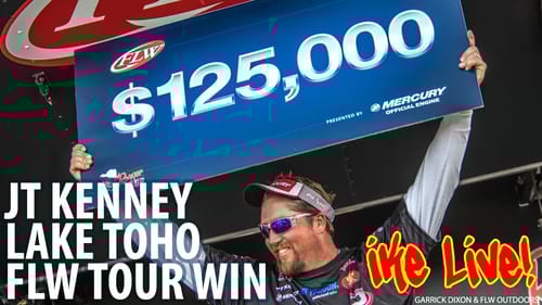 JT Kenney Cold Front Spawn Bass Fishing Tournament - IKE LIVE