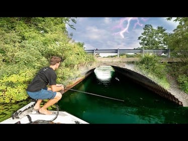 TRAPPED IN AN EXTREME STORM WHILE FISHING! (We Took Shelter)