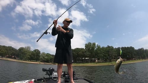 Live Action...Grand Lake Oklahoma Deep Cranking/ Footballin'....6/23/21