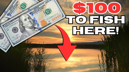 Is This Lake Worth Paying $100 to Fish it? LETS FIND OUT! 2