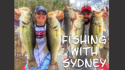 Amazing Fishing Trip with Sydney Sewell - This girl can set the hook!