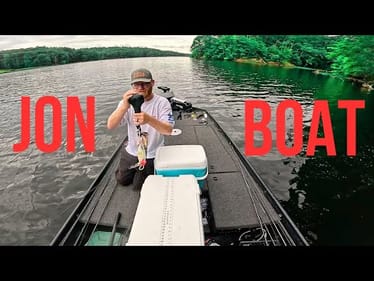 Late Summer Jon Boat Bass Fishing Tournament || Big Worms, Topwater, Minnow Fishing