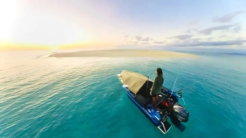 The Remote SAND CAY, Surrounded By Squid - SOLO ISLAND CAMPING - Part 4