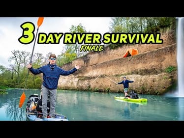 3 DAY Catch Clean Cook SURVIVAL CHALLENGE! (RIVER CAMPING)