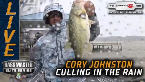 In the rain, Johnston is culling
