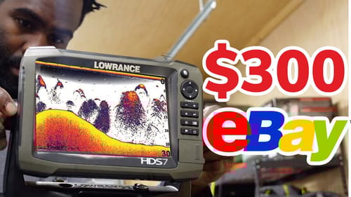 $300 Used Lowrance Kayak FishFinder Found on EBAY ~ IT WORKS!