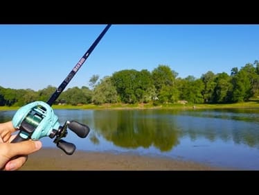 Bank Fishing SMALL LAKE for BIG FISH