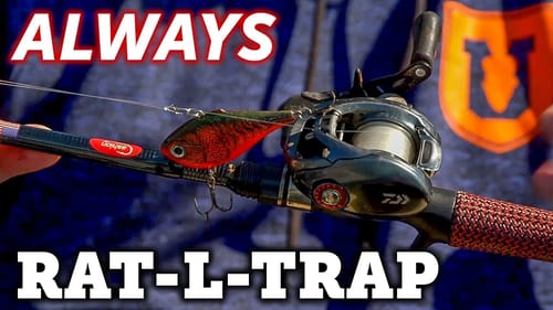 ALWAYS Fish Rat-L-Trap Lipless Crankbaits in Spring Cold Fronts