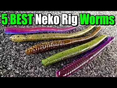 5 Neko Rig Worms That REALLY WORK To Catch Bass