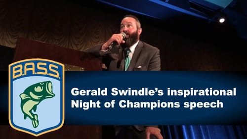 Gerald Swindle speaks about winning Angler of the Year at the Bassmaster Classic Night of Champions