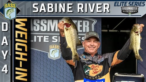 Weigh-in: Day 4 of Bassmaster Elite at Sabine River