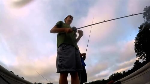 AWESOME Jon Boat Frog Fishing