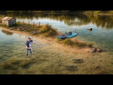 Fishing An Old HIDDEN FARM Lake For BASS!