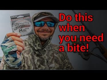 If fishing is tough, do this to get a bite!