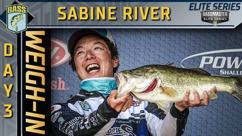 2021 Bassmaster Elite at Sabine River, TX - Day 3 Weigh-In