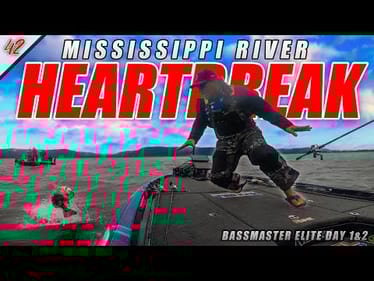 OVERCOMING Adversity (My LAST Tournament) - Bassmaster Elite Mississippi River (Day 1&2) - UFB S2E42