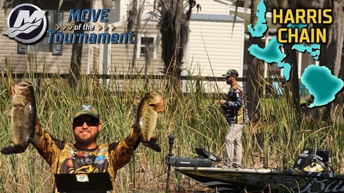 Drew Benton's charge into 2nd at the Harris Chain (Mercury Move of the Tournament)