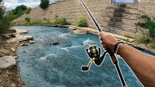 URBAN Ditch Fishing in Texas MINI CREEKS! (We FOUND Them!)