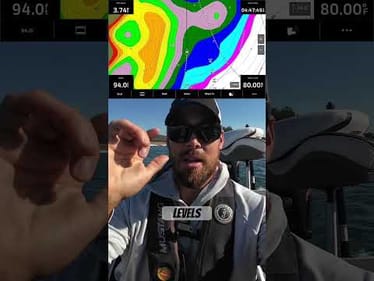 Garmin Navionics Vision+ updates contours in real time when you adjust the lake level offset 🌊