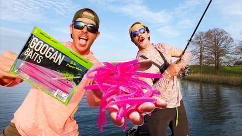 Fishing Hot Pink Worms with Jon B
