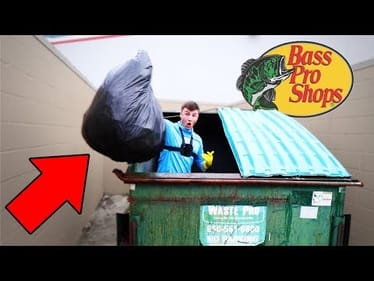 Dumpster Diving At BASS PRO SHOPS (Crazy!)