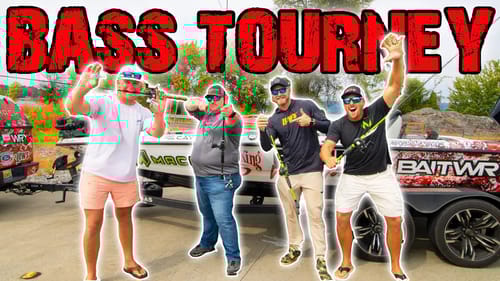 Bass Fishing Tournament! 4 YouTubers Go Head To Head!