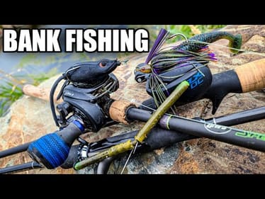 Bank Fishing with a Swim Jig, Wacky Rig, & FROG!