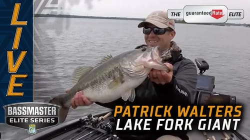 Patrick Walters lands a "MEATWAGON" 8 pounder at Lake Fork