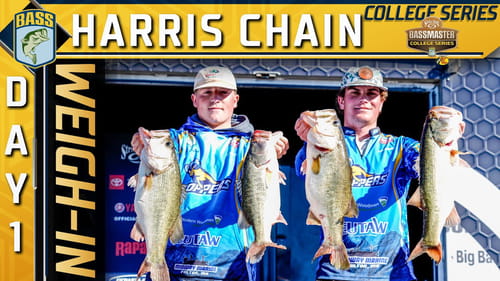 Weigh-in: Day 1 of 2023 Strike King Bassmaster College Series at Harris Chain of Lakes