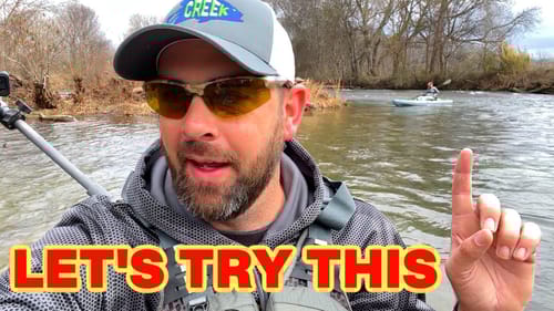 A RARE Winter Creek Kayaking Trip