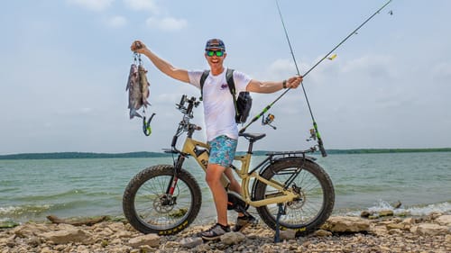 Bank Fishing for Catfish with an Ebike