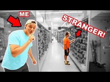 Following People In FISHING STORES And Buying What They Buy Challenge!