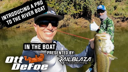 I take Brent Ehler for his first jet boat experience. Best day of river fishing in a long time!