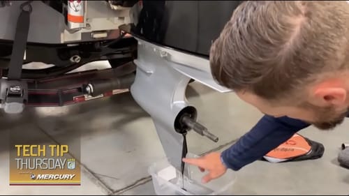 Changing your Mercury Lower Unit oil with John Crews