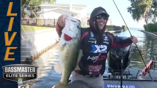 Classic Champ Justin Hamner with a 5 at the Harris Chain