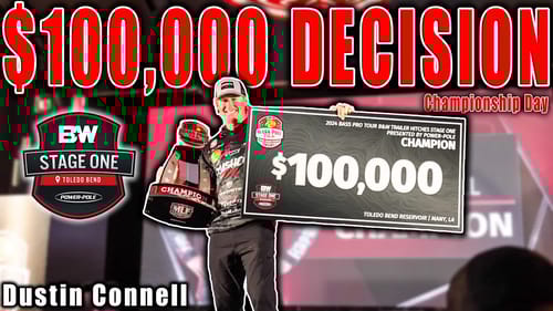 A $100,000 Decision for the WIN - MLF Stage 1 - Toledo Bend - Championship Day