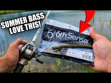 Find Grass, Throw THIS Worm, & Catch Bass! (Summer Bank Fishing)