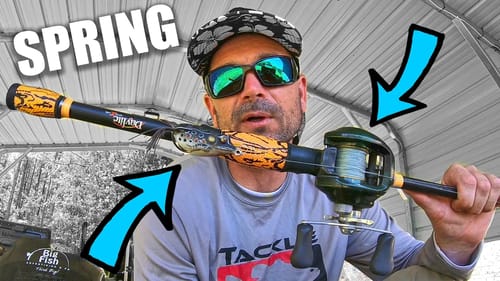 My Fishing ROD, REEL, & LURE Setups for Spring Bass