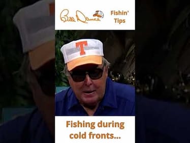 Fishing during cold fronts...