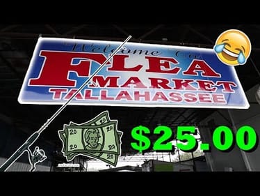$25 Flea Market Fishing Challenge!!!