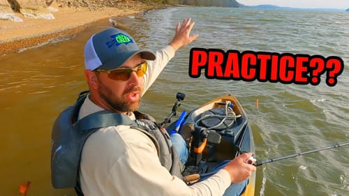 I Actually Try to Practice for a HUGE Kayak Tourney!!