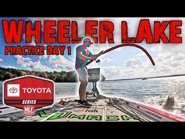 Bass Fishing Wheeler Lake for $200,000! 2024 MLF Toyota Championship (Practice Day 1)