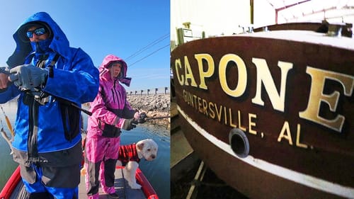 FISHING TOURNAMENT + WEDDING VENUE REHAB + AL CAPONE'S BOAT! (Lake Guntersville)